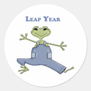 Leap Year Classic Round Sticker