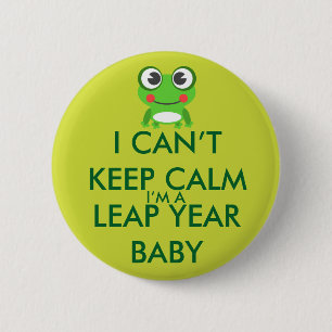 Leap Year/ Leap Day Baby Button