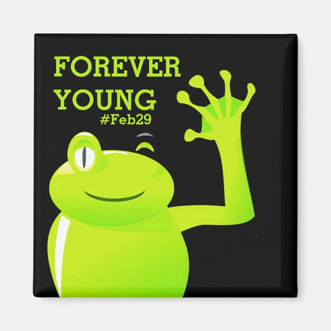 Leap Year/ Leap Day Baby Magnet (Devant)
