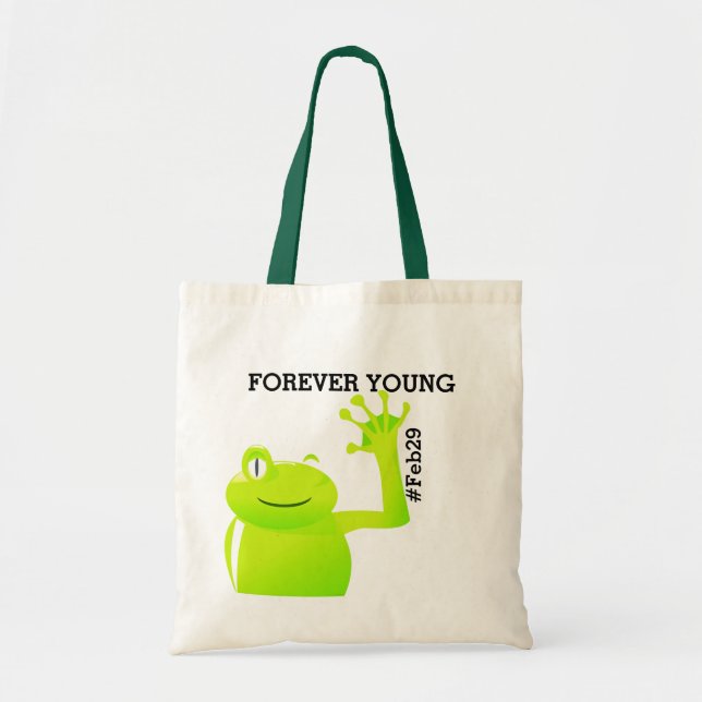 Leap Year/ Leap Day Baby Tote Bag (Front)