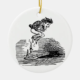 Leap Year Leaper Birthday Ceramic Ornament