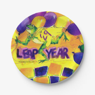 Leap Year Party Plate