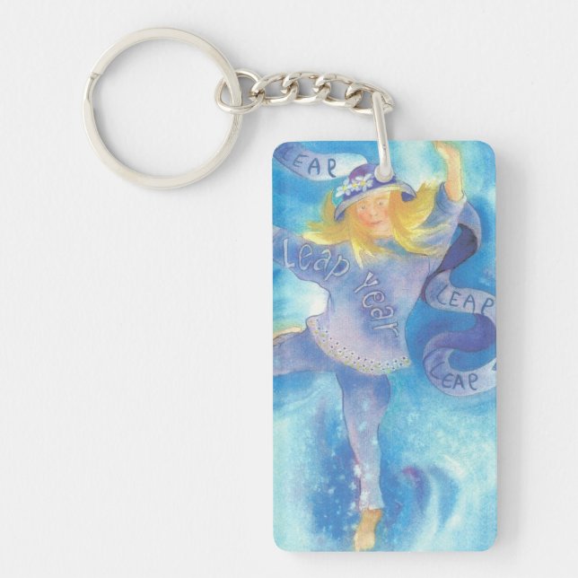 LEAP YEAR RIBBON DANCER KEYCHAIN (Front)