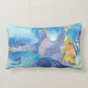 Leap Year Ribbon Dancer Lumbar Pillow