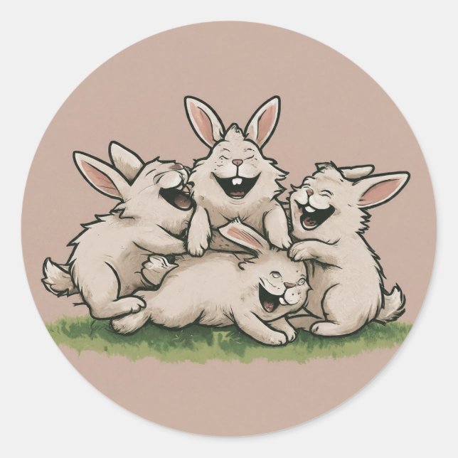  Leapfrog Bunny Stickers (Front)
