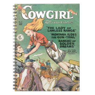 Leaping Cowgirl Notebook