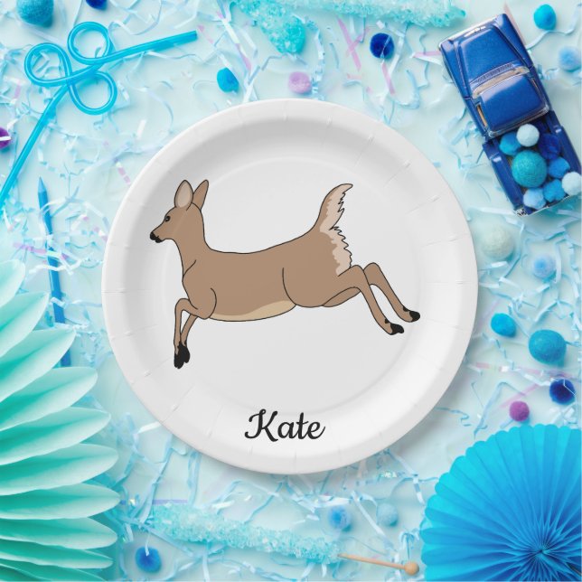 Leaping Deer Paper Plate (Party)