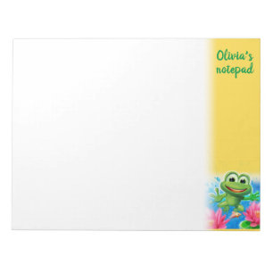 Leaping frog custom notepad