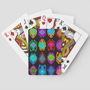 Leaping Frogs Playing Cards