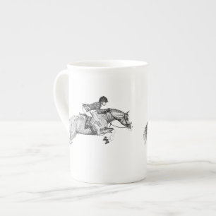Leaping Horse Bone China Mug