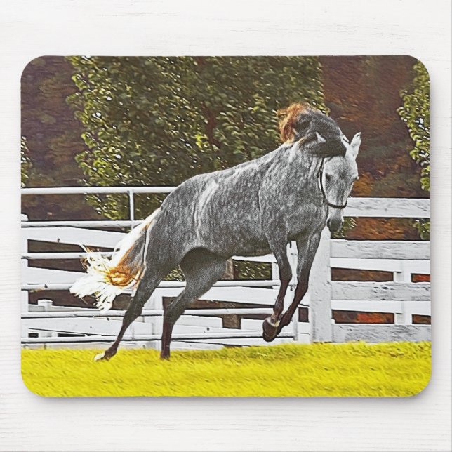 Leaping Horse Mouse Pad (Front)