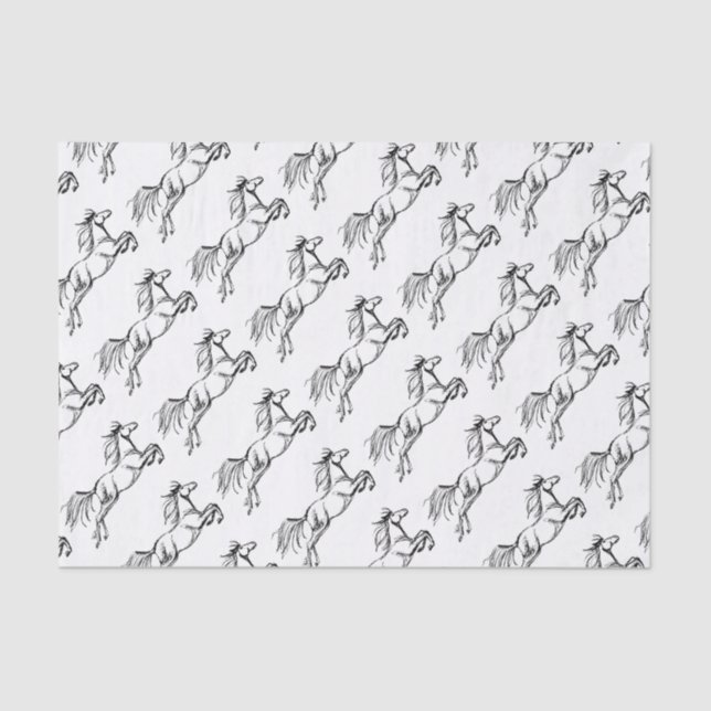 Leaping Horse Tissue Paper (Front)