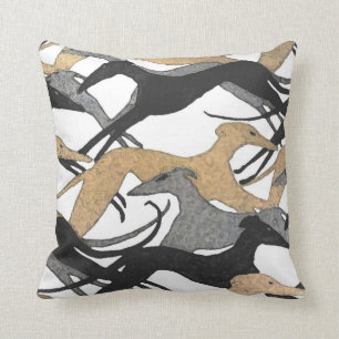Leaping Hound Pillow