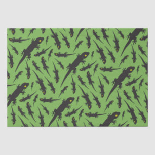 Leaping Lizard Reptile Bright Green Gecko Tissue Paper