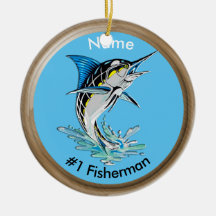 Leaping Marlin #1 Fisherman