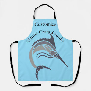Leaping Swordfish Thunder_Cove Apron