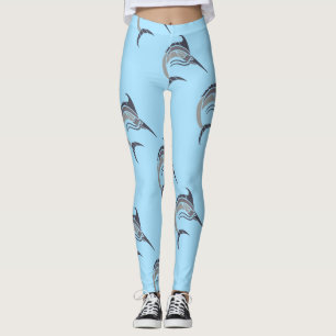 Leaping Swordfish Thunder_Cove Leggings