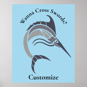 Leaping Swordfish Thunder_Cove Poster