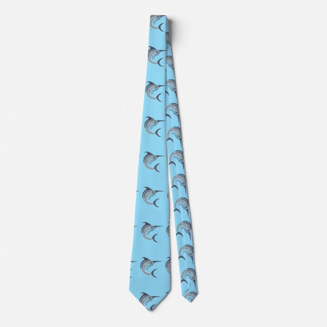 Leaping Swordfish Thunder_Cove Tie (Front)