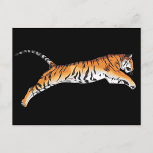 Leaping Tiger Postcard