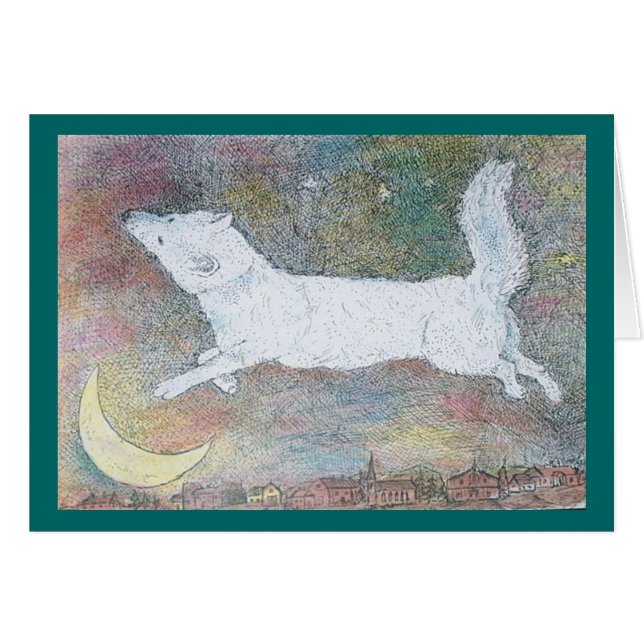 leaping wolf (Front Horizontal)
