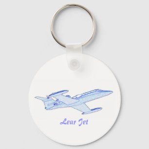 Lear Jet Keychain
