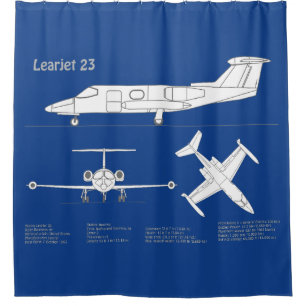 Learjet 23 - Airplane Blueprint Drawing Plans ABD