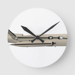 Learjet 23 round clock