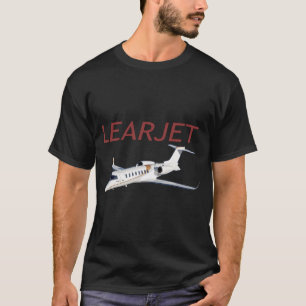 Learjet Airplane Flying Pilot T-Shirt