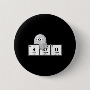 Learn Chemistry With Ghosts Teacher Boo Halloween 2 Inch Round Button