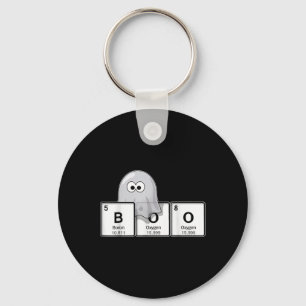 Learn Chemistry With Ghosts Teacher Boo Halloween Keychain