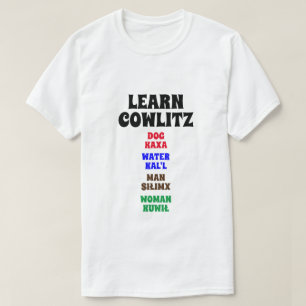 Learn Cowlitz - Dog, Water, Man, Women T-Shirt