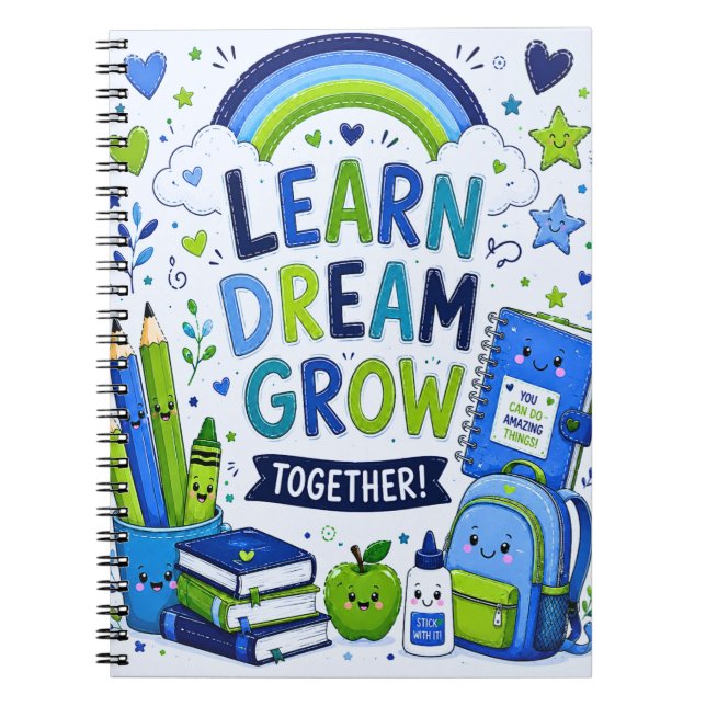 learn dream grow notebook (Front)