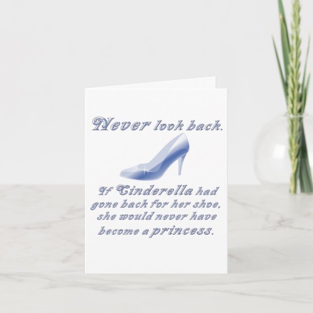 Learn from Cinderella's Shoe Card (Front)