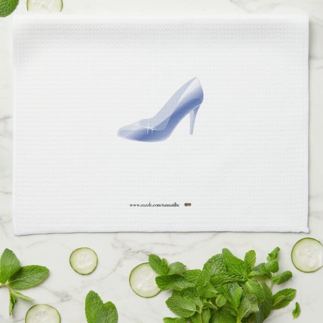 Learn from Cinderella's Shoe Kitchen Towel (Folded)