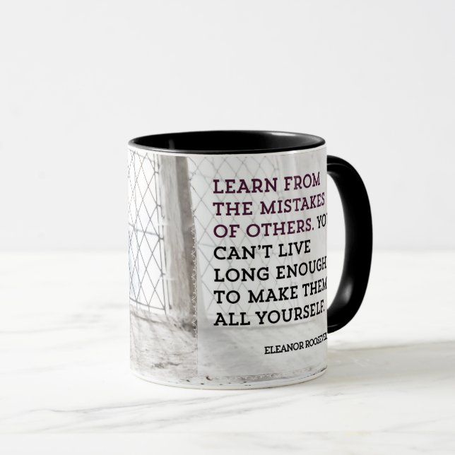 Learn From Mistakes of Others Mug (Front Right)
