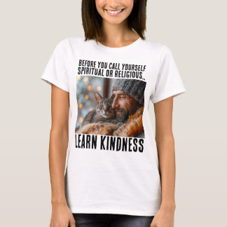 LEARN KINDNESS CAT T-Shirt T-SHIRTS