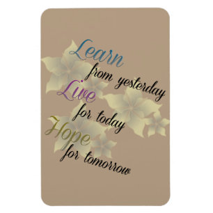 Learn Live Hope Magnet
