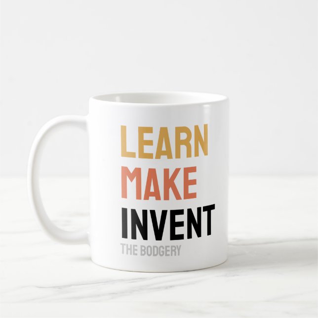 Learn Make Invent Mug (Left)