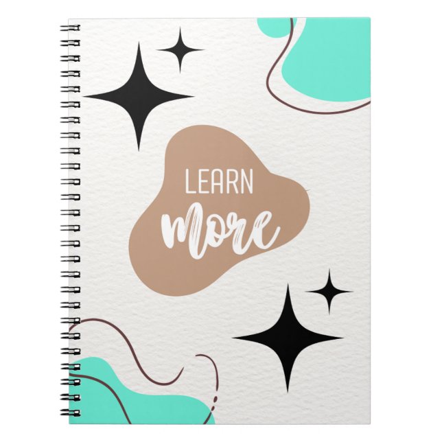 Learn More – Motivational Notebook (Front)