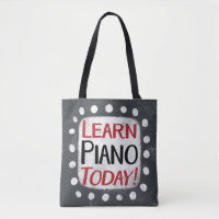 Learn Piano Today Tote Bag