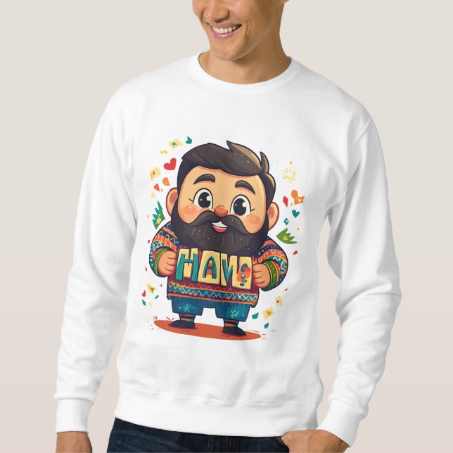Learn Russian – Motivational Language Day Design Sweatshirt (Front)