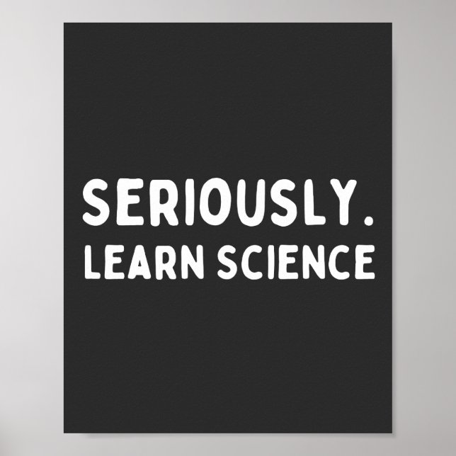 Learn Science Poster (Front)