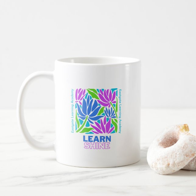 Learn Shine Back To School Teacher Coffee Mug (With Donut)