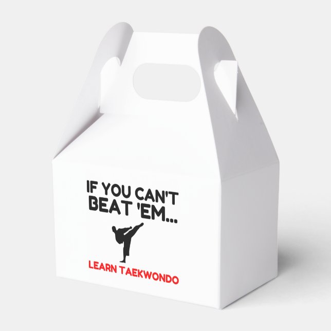 Learn Taekwondo Favor Box (Front Side)