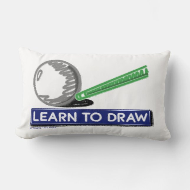 Learn to Draw Lumbar Pillow (Front)