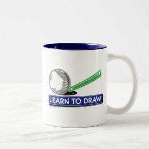 Learn to Draw Two-Tone Coffee Mug
