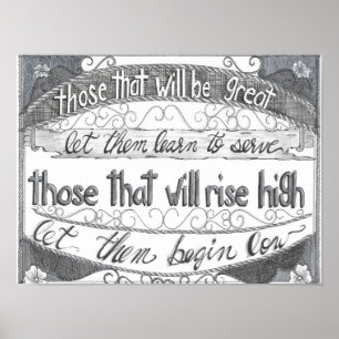 Learn to Serve Poster