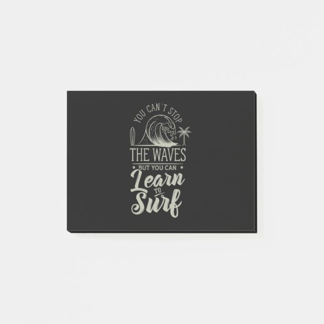 Learn To Surf Post-it Notes (Front)