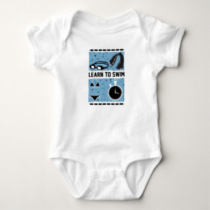 Learn to Swim with This Lovely design Baby Bodysuit